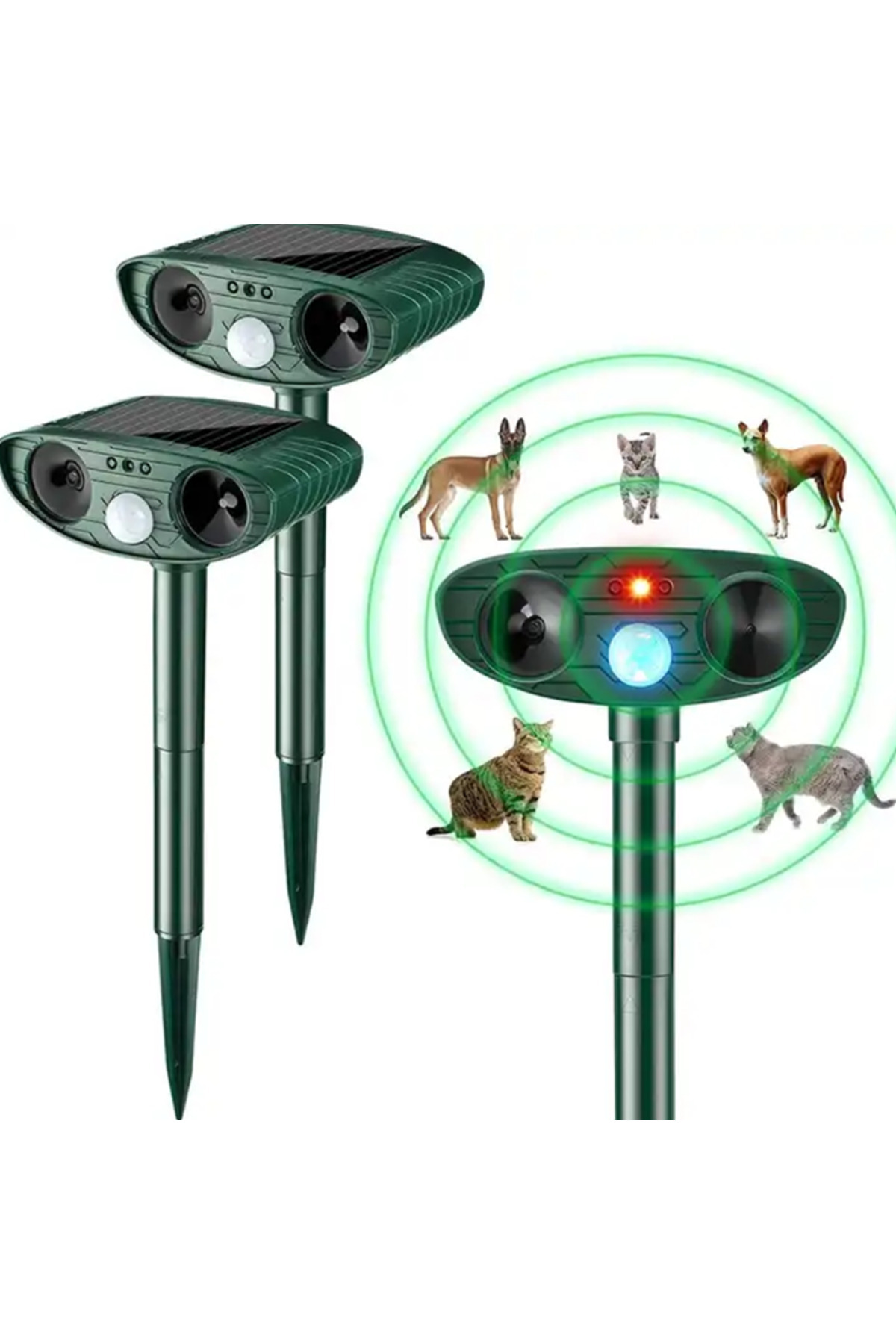 Havana Hayvan Kovucu Güneş Enerjili Işıklı Sensörlü Domuz,kedi,tilki,köpek,fare,yılan,akrep,böcek Kaçırıcı