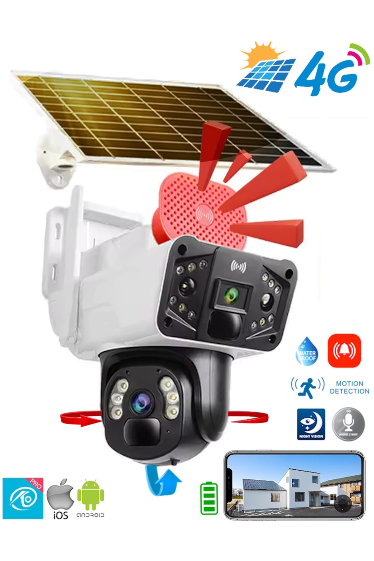 O-KAM 4G SOLAR OKAM-3915 PTZ KAMERA