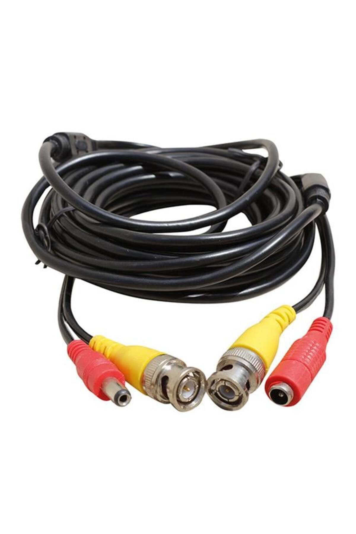 Pazarcan Powermaster Bnc-Bnc Kablo+Power Kablo Dişi-Erkek Jack'Lı 20 Metre