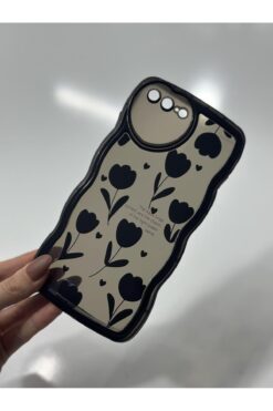 STOREMAX Aksesuar 7 VE 8 ile Uyumlu Siyah Lale TASARIM Kılıf 890831