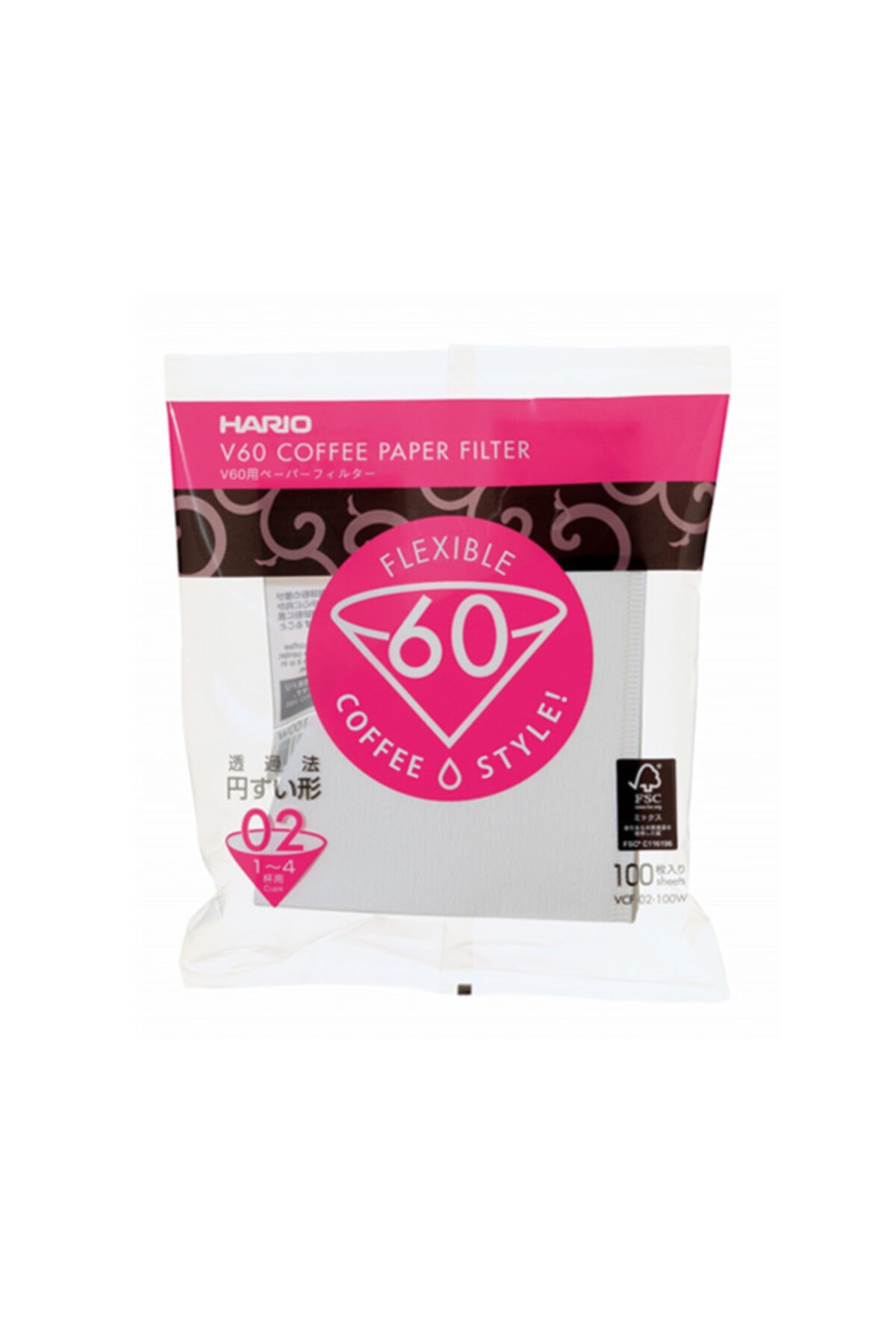 Genel Markalar V60 02 Dripper Filtresi 100 Adet V60 02 Filtre Kağıdı 100'lü