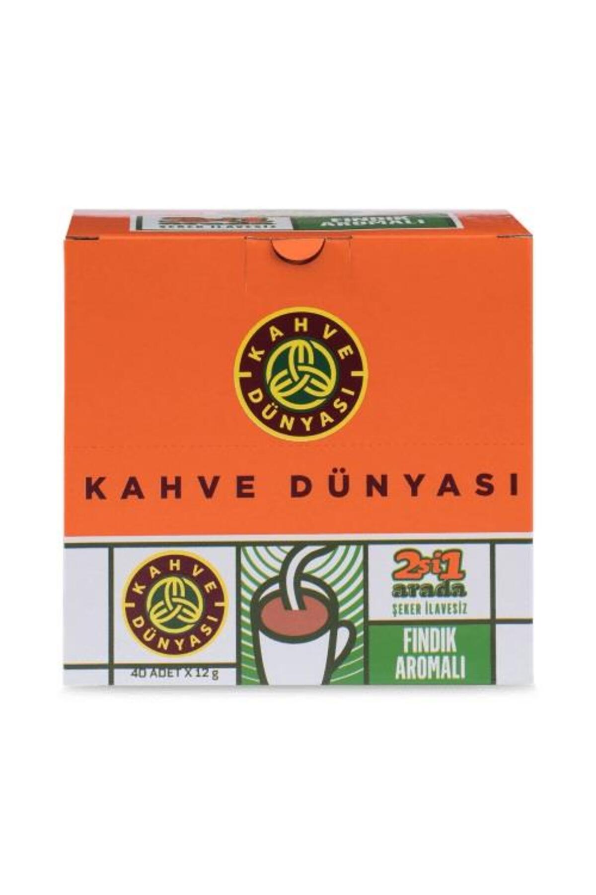 Kahve Dünyası Kahve Dünyası 2si1 Arada Fındık Aromalı Kahve 40 x 12 gr - Görsel 2