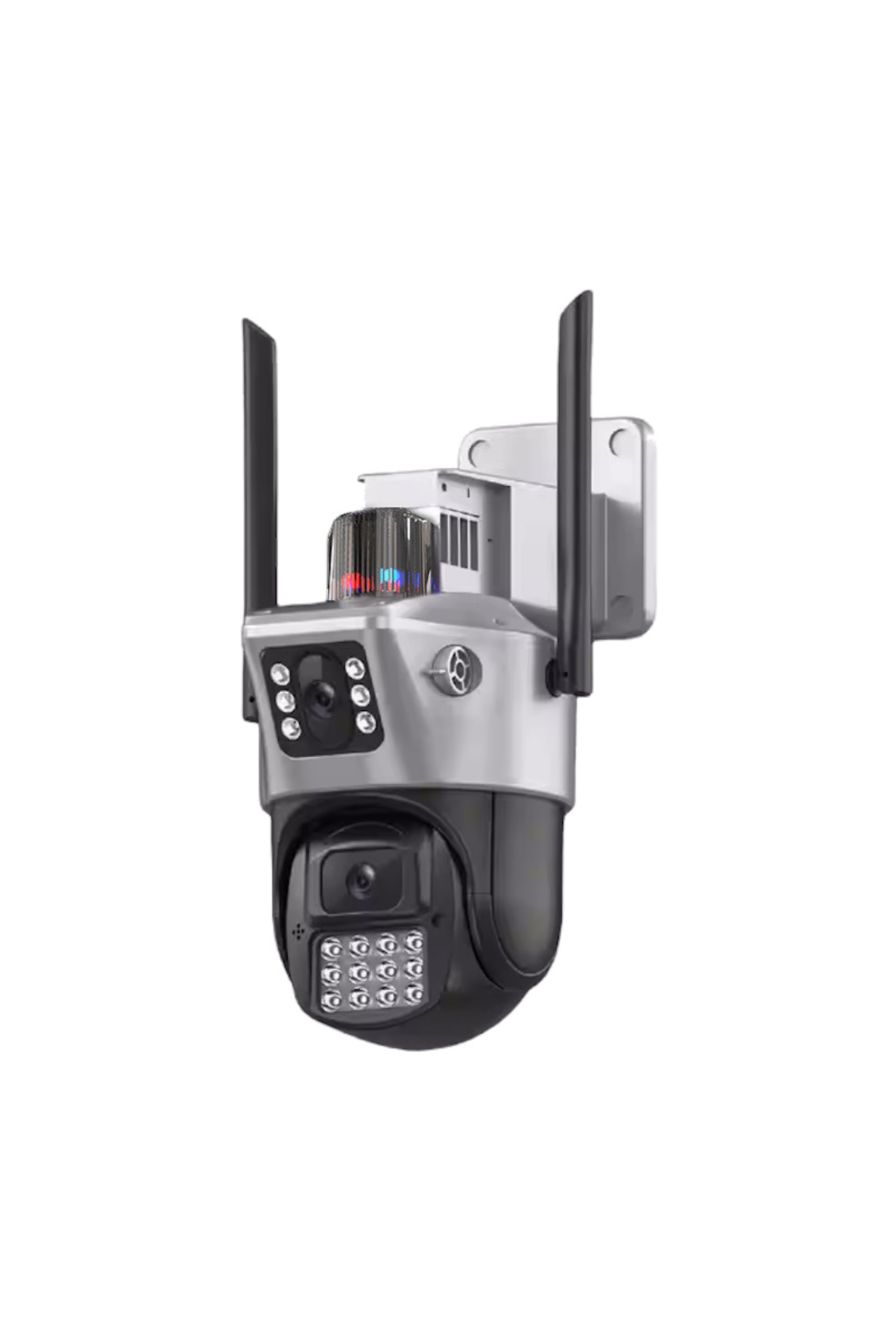 Ventus ICSee 223 6MP Dual Lens 355° Görüş Hareketli Gece Görüş Sesli Görüşme Akıllı Kamera Çakarlı Alarm - Görsel 2