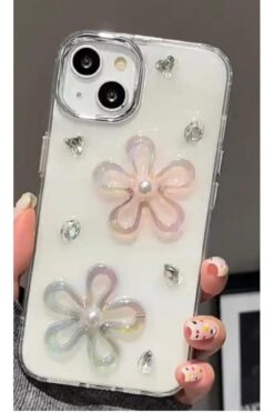 STOREMAX Aksesuar 13-14 ve 15 ile Uyumlu EPOKSİ 2 ÇİÇEK Oyuncak Tasarımlı Esnek Silikon Kılıfı 1157054