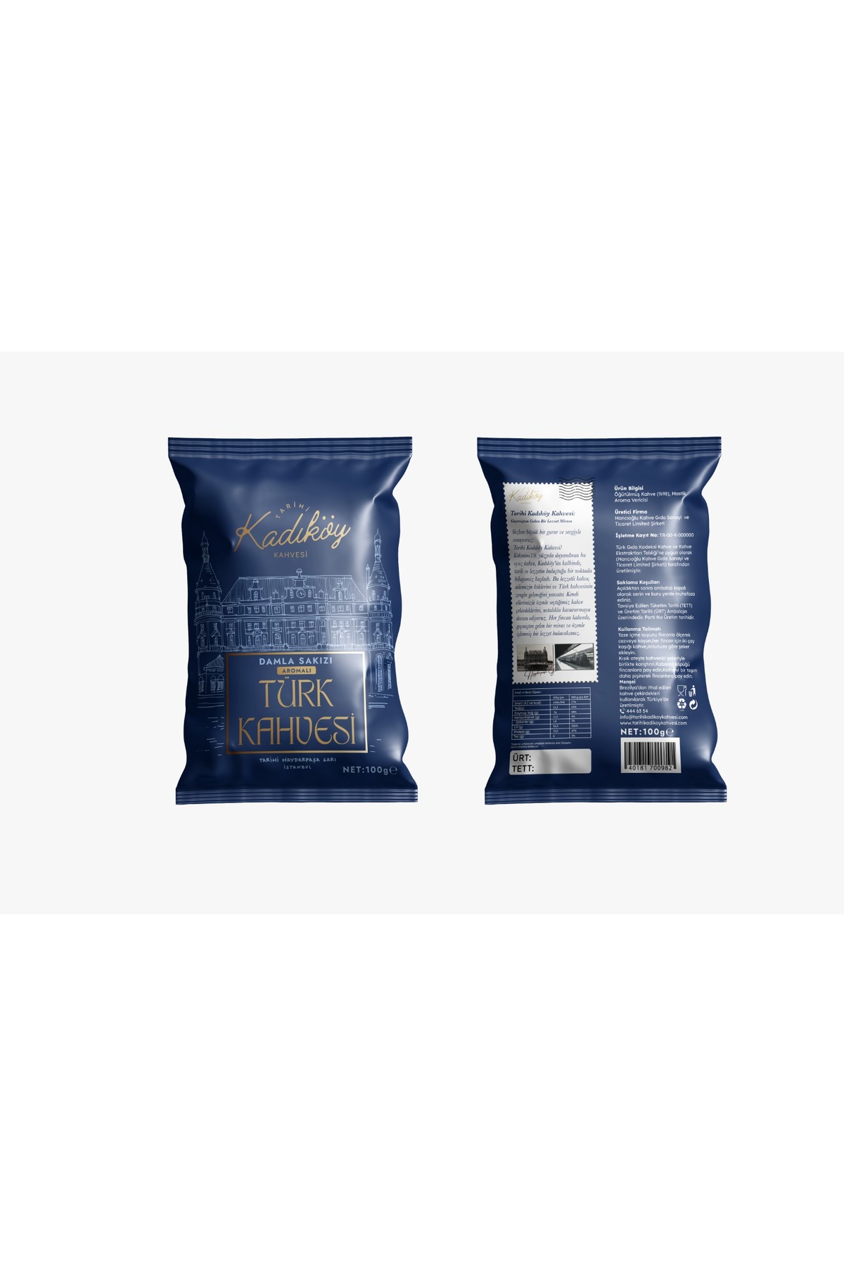 Tarihi Kadıköy Kahvesi Damla Sakızlı Tarihi Kadıköy Kahvesi 100 Gram