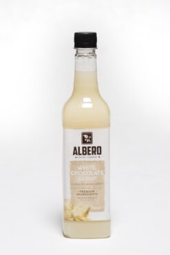 ALBERO Beyaz Çikolata Kokteyl Şurup 750 Ml. 1000 Gr