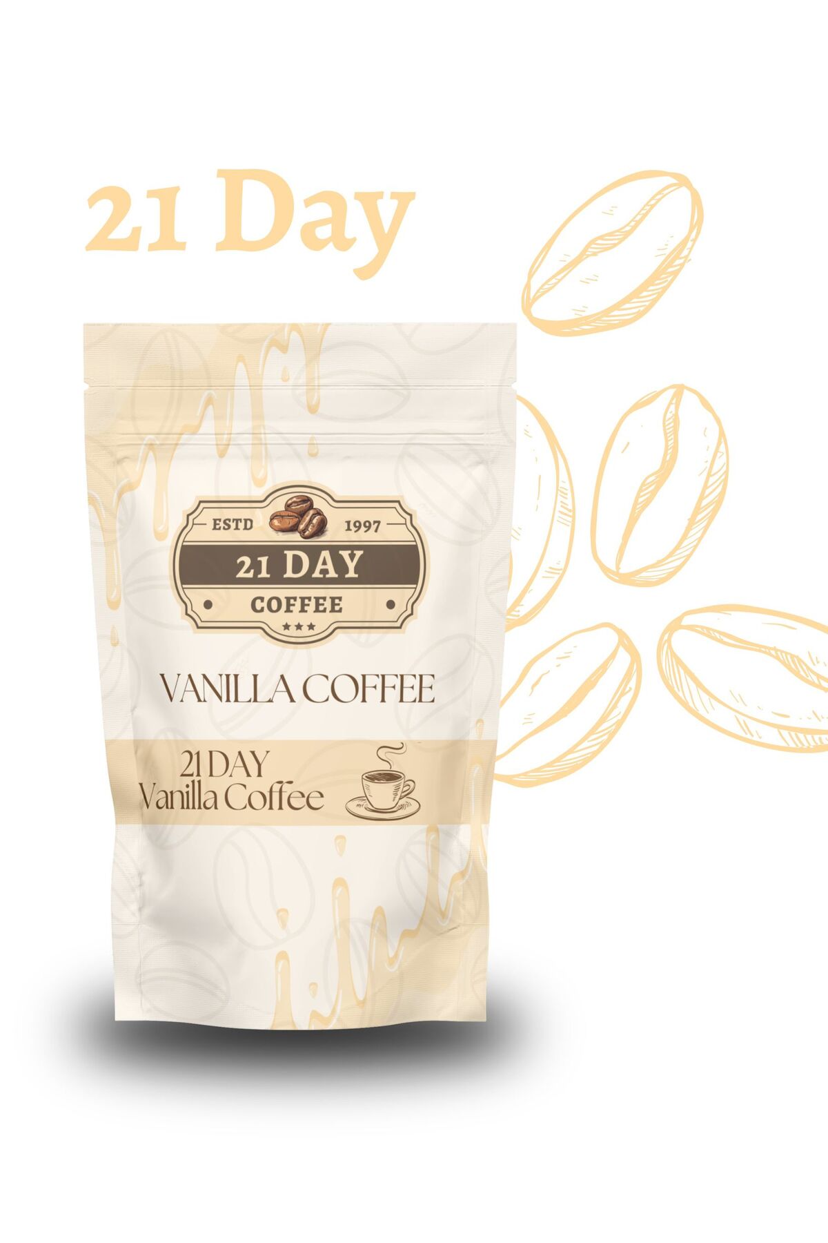21DAY 21 Day Inülin Ve Bromelain Vanilla Coffee- 100gr