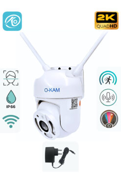 O-KAM OKAM 3011 TEK KAMERA 3MP WİFİ PTZ 4MM 5MP Lens Adaptor Dahildir
