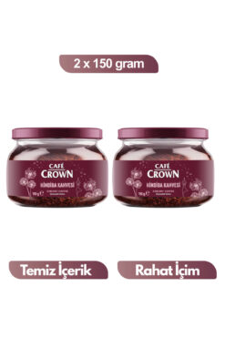 Cafe Crown Hindiba Kahvesi 2x150gram (2 Ay Kullanım 120 Porsiyon)
