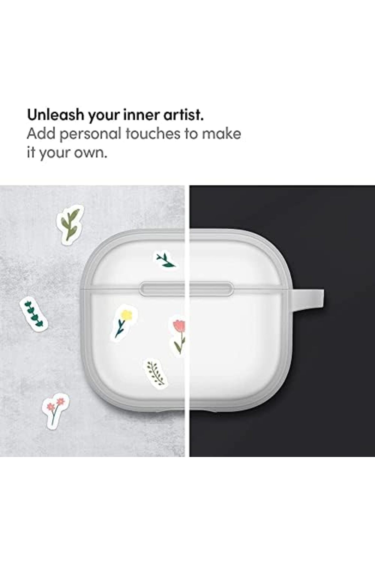 Yıldızan Ciel by Cyrill AirPods (3.nesil) ile uyumlu Kılıf Brick Gray - ASD02156 395519 - Görsel 3