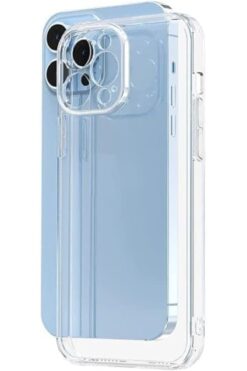 STOREMAX 13 Pro Uyumlu Şeffaf Kılıf, Kamera Korumalı 13 Pro (6.1'') Şeffaf Silikon Kılıf, Kamera 13