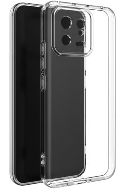 STOREMAX uyumlu Mi 13 Kılıf Kamera Korumalı Süper Silikon Kapak Renksiz