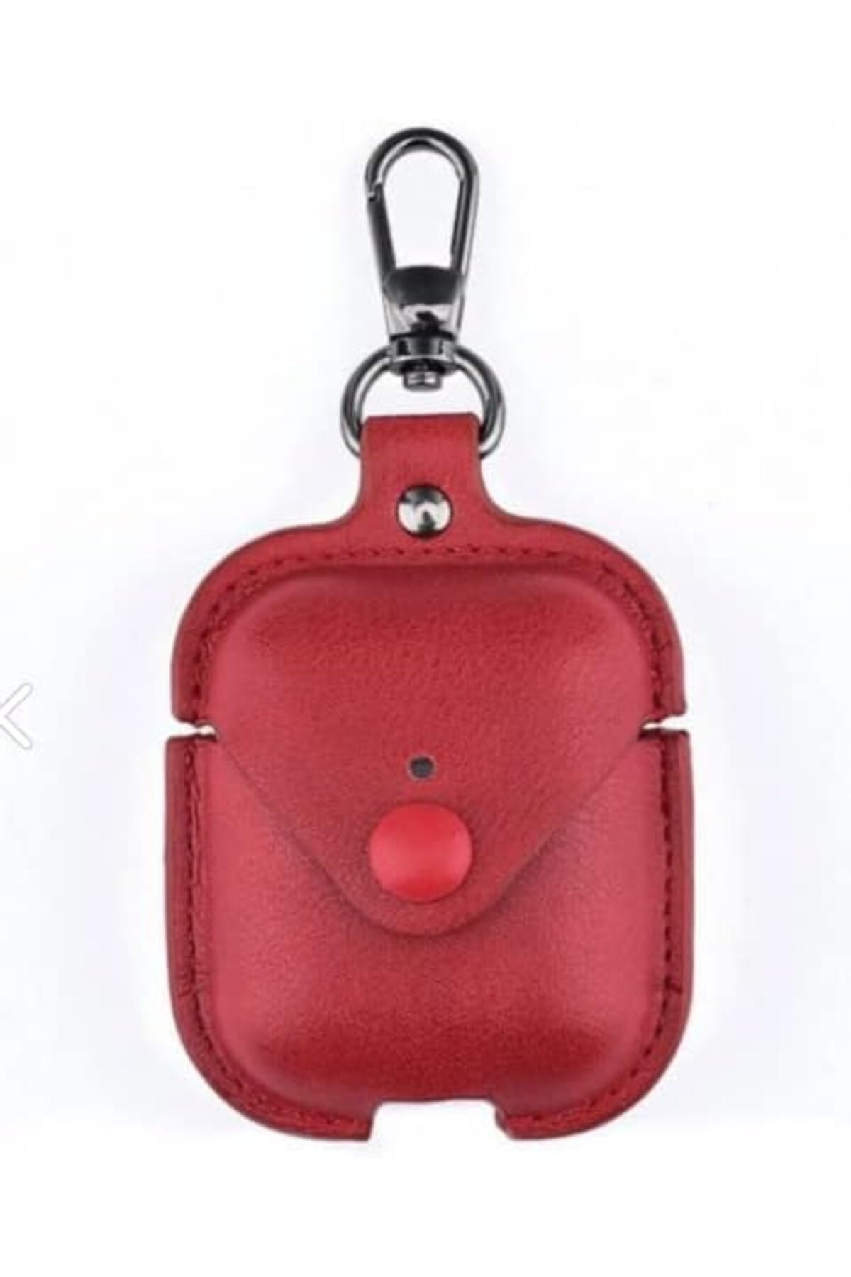 STOREMAX heartz Air pods 1 ve 2.Nesil İle Uyumlu Deri Koruyucu Kılıf, TPU Deri Air pods 1-2 Uyumlu Kılıf (Kır