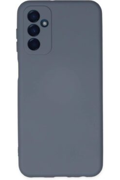 STOREMAX İletişim M52 5G ile Uyumlu Kapak İçi Kadife Kamera Korumalı Lansman Silikon Kılıf - Petrol Mavisi 1