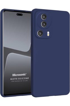 STOREMAX Silicone Mi 13 Lite için Kılıf Lacivert [Mi 13 Lite ile Uyumlu Kılıf - Lacivert] 1171935