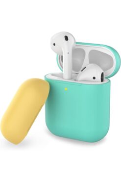 STOREMAX AirPods Kılıf (1. & 2. Nesil) – Sert Silikon Koruyucu Kapak, Darbe Korumalı, Kablosuz Şarj Destekli,