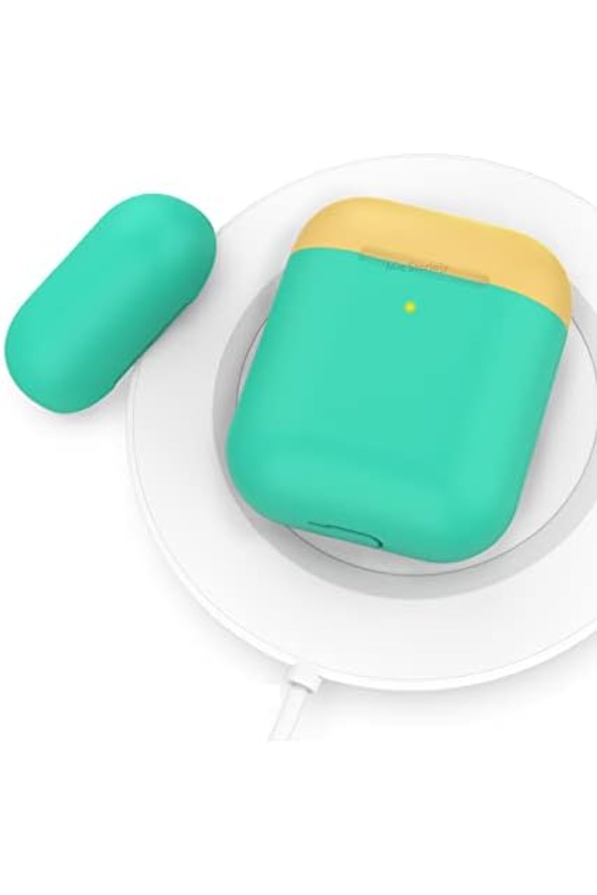 STOREMAX AirPods Kılıf (1. & 2. Nesil) – Sert Silikon Koruyucu Kapak, Darbe Korumalı, Kablosuz Şarj Destekli, - Görsel 2