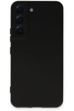 STOREMAX İletişim S22 ile uyumlu Kapak Kamera Korumalı Içi Kadife Lansman Silikon Kılıf - Siyah 1165987