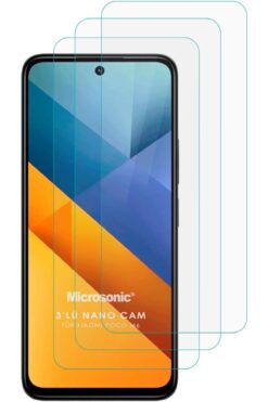 STOREMAX M6 5G Screen Protector Glass Cam Ekran Koruyucu (3`lü Paket) [ M6 5G ile Uyumlu Ekran Koruyucu - Şef