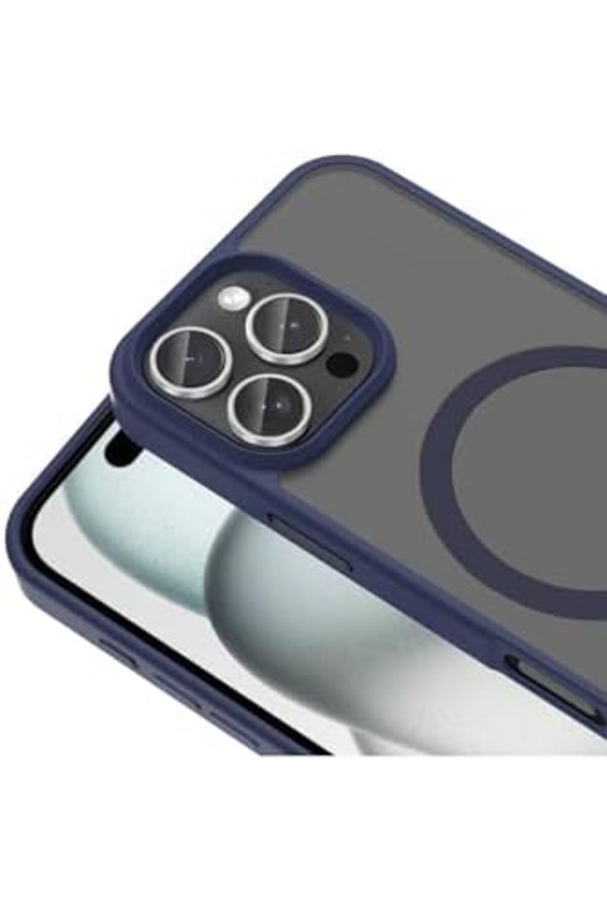 STOREMAX 16 Pro Max ile Uyumlu Sio ile Uyumlu Şarj Özellikli Mat Kılıf – Siyah 1155328 - Görsel 3