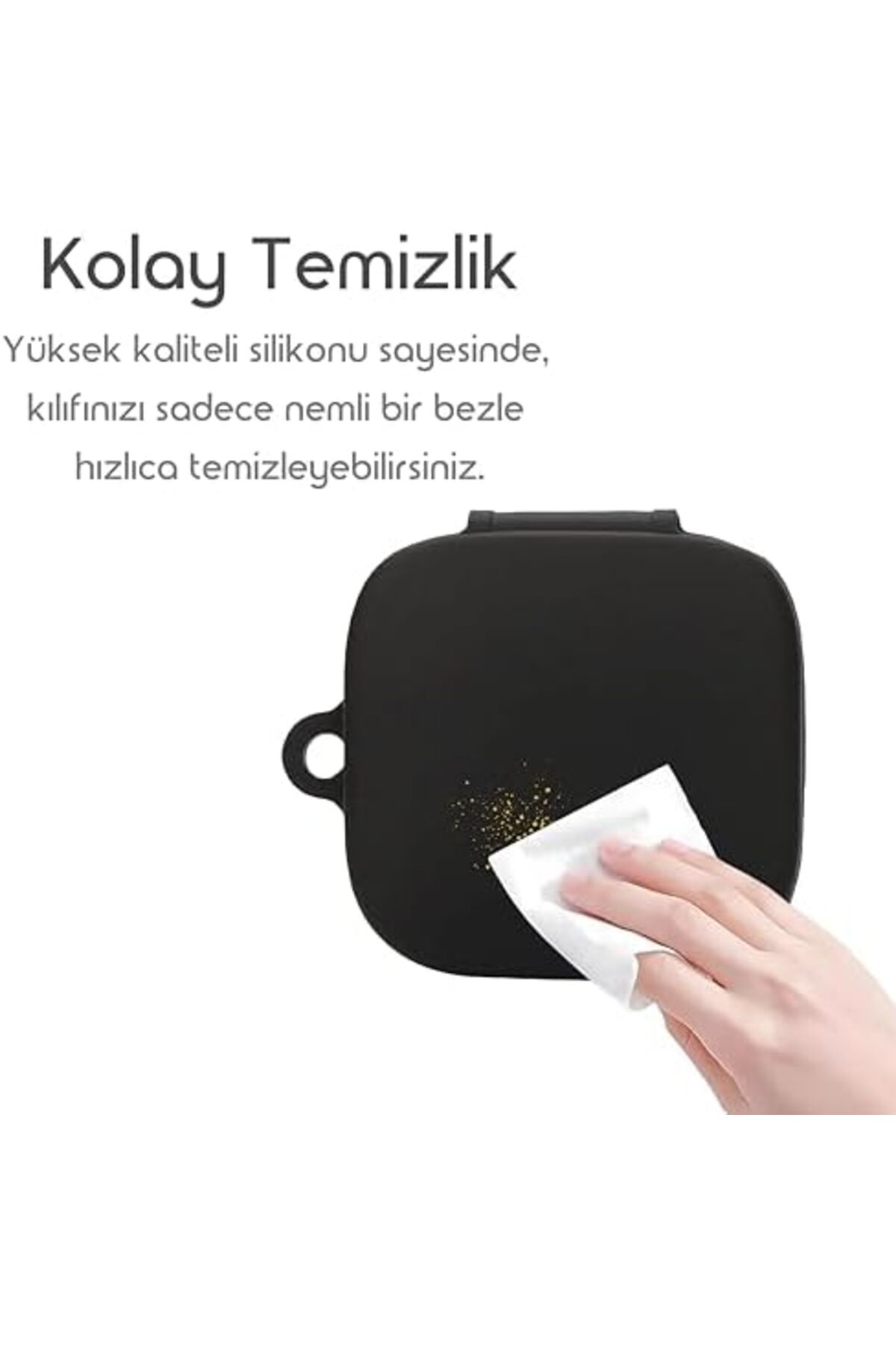 STOREMAX Buds 6 için Kulaklık Kılıfı Kalın Yapılı 360° Koruma Sağlayan Darbelere Karşı Dirençli Taşıma Askılı - Görsel 3