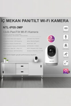 NEUTRON Ntl-ıp05-3mp Iç Mekan Pan/tilt Wi-fi Kamera