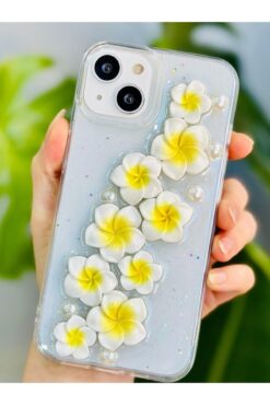 STOREMAX Aksesuar 13-14 ve 15 ile Uyumlu EPOKSİ Sarı Çiçek Oyuncak Tasarımlı Esnek Silikon Kılıfı 1171935