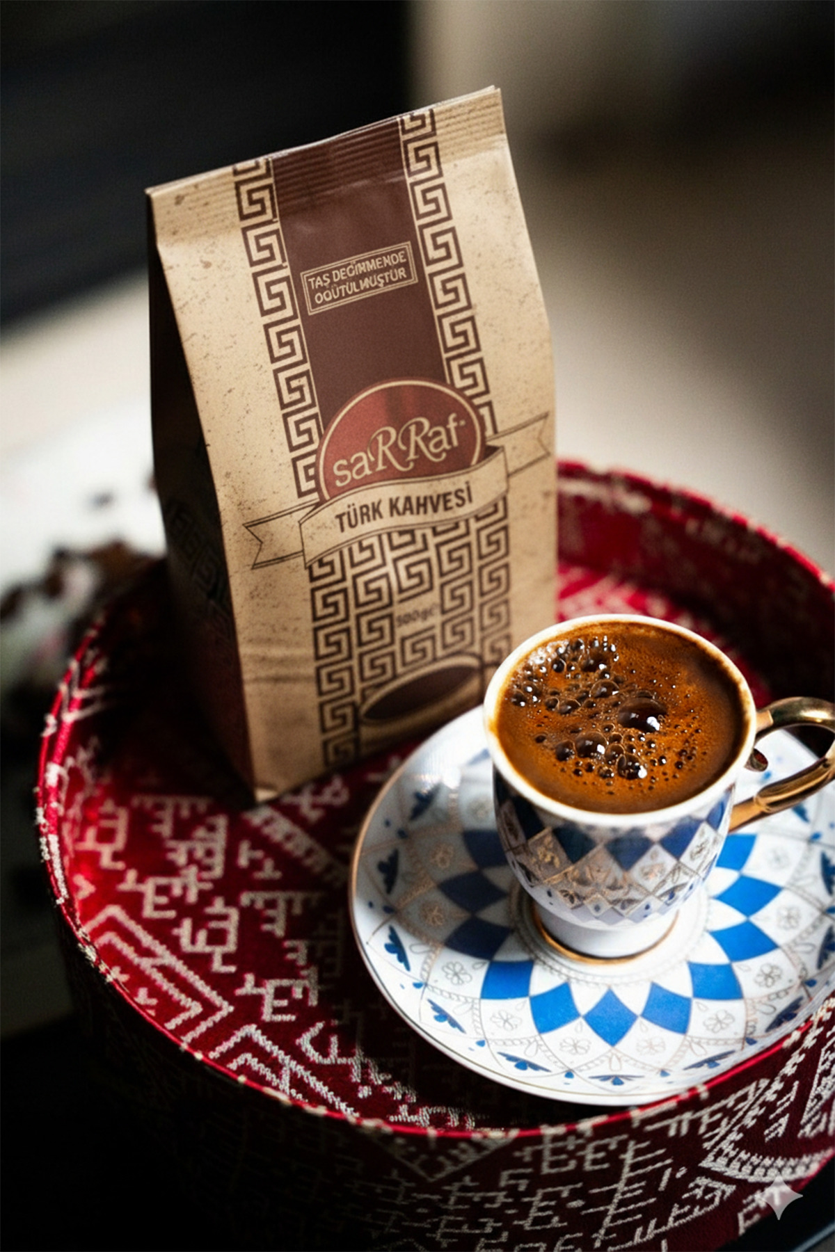 Sarraf Türk Kahvesi 500gr Orta Kavrum & Yumuşak İçim - Görsel 2