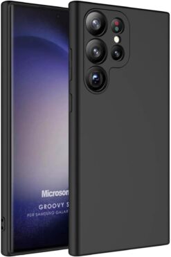 STOREMAX S23 Ultra için Kılıf Groovy Soft Siyah [ S23 Ultra ile Uyumlu Kılıf - Siyah] 1174074