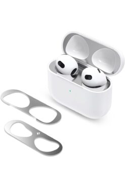 STOREMAX AirPods (3.nesil) ile uyumlu Kapak İçi Kir / Toz Önleyici Shield (2 Adet) Metal Silver - ASD01986 1