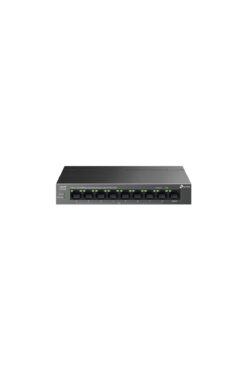 Prope TP-LINK LS109P, Green Tech, 8 Port MegaBit, POE 63W, 1 Port Uplink, Long Range 250Mt, Yönetilemez, M