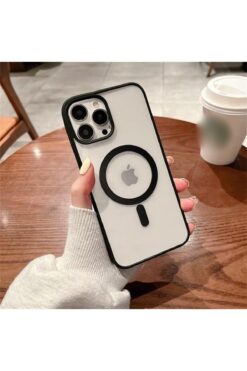 STOREMAX trendflare aks 14 için kablosuz şarj ile uyumlu, kamera lens korumalı kılıf siyah modasplash 1175260