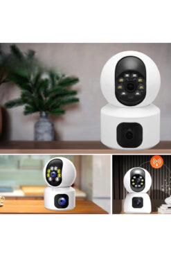doremodam Çift Kameralı Kablosuz Bağlantılı Gece Görüşlü Ev Tipi Güvenlik Kamerası Yosee ( Lisinya )