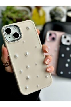 STOREMAX Aksesuar 13-14 ve 15 Uyumlu 3d Pearl Oyuncak Tasarımlı Esnek Silikon Kılıf - Krempearl 1154848