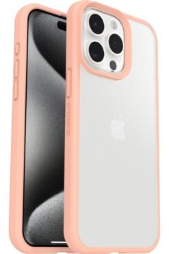 STOREMAX 15 Pro Max Sleek Kılıf, Şeffaf/Şeftali 1155328