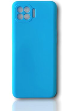 STOREMAX Reno 4 Lite Uyumlu Kılıf Kamera Lens Korumalı Esnek Silikon Yıkanabilir Uzun Ömürlü Kapak - Mavi 11