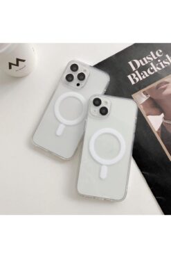 STOREMAX 15 Uyumlu Şeffaf Kablosuz Şarj Özellikli Kılıf 15 (6.1') Şeffaf Silikon 0.2mm Clear Kılıf, Tran