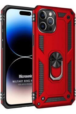 STOREMAX Kılıf 15 Pro için Ring Holder Kırmızı [ 15 Pro ile Uyumlu Kılıf - Kırmızı] 1154848