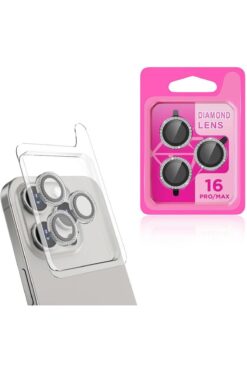 STOREMAX İle Uyumlu 16 Pro 16 Pro Max CL-06 Kamera Lens Titanyum-Gri 1171935