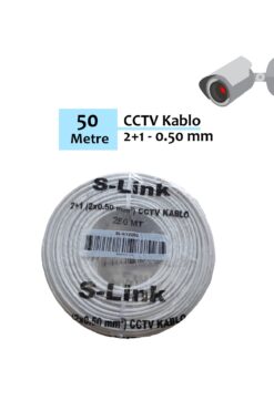 ANKTEK CCTV Kamera Güvenlik Kablosu SL CT2250 (2+1-0,50 mm) 16 x 0.18 CCD ( 50 METRE )