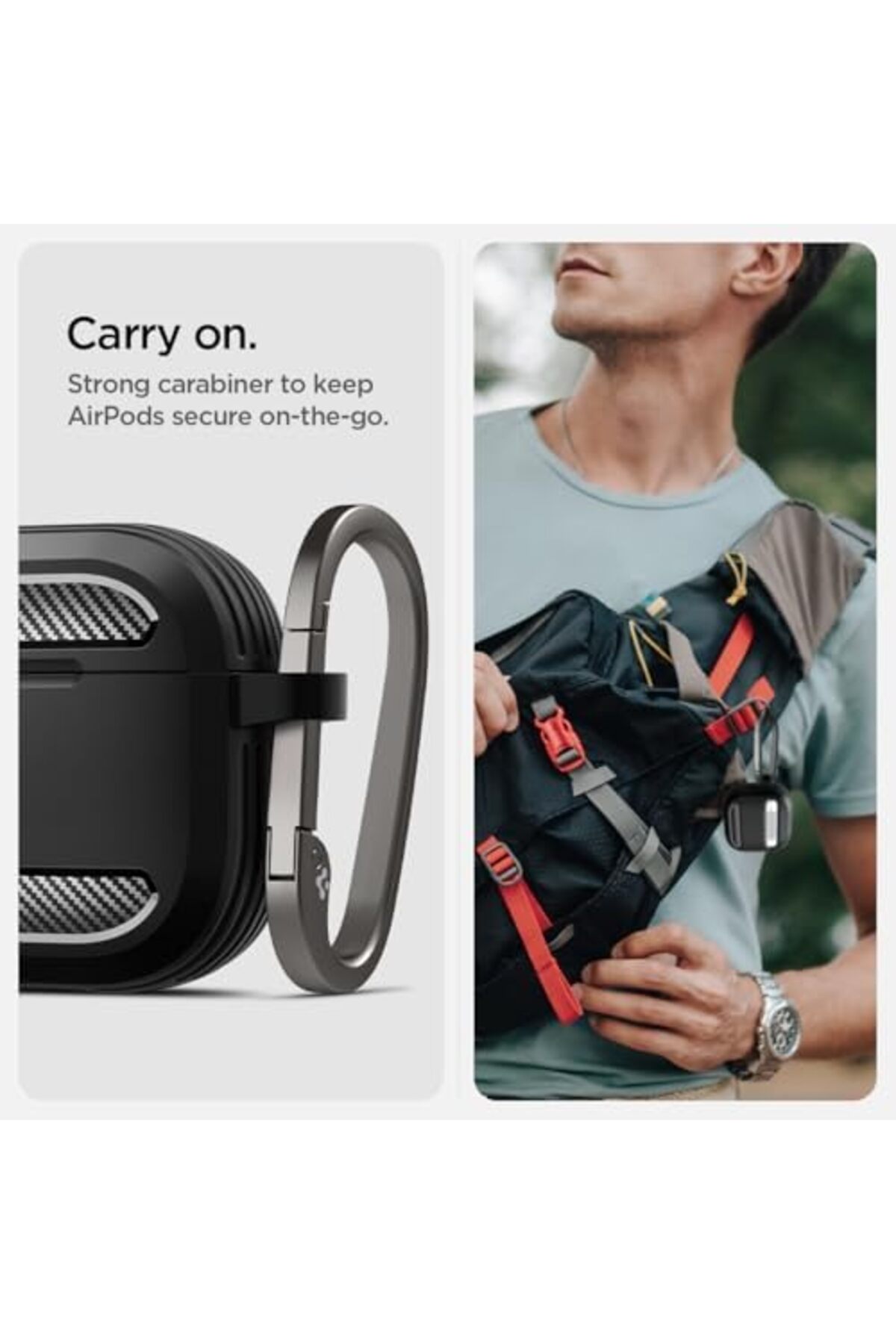 Yıldızan AirPods (4.nesil) ile uyumlu Kılıf Rugged Armor - ACS08642 1059428 - Görsel 2