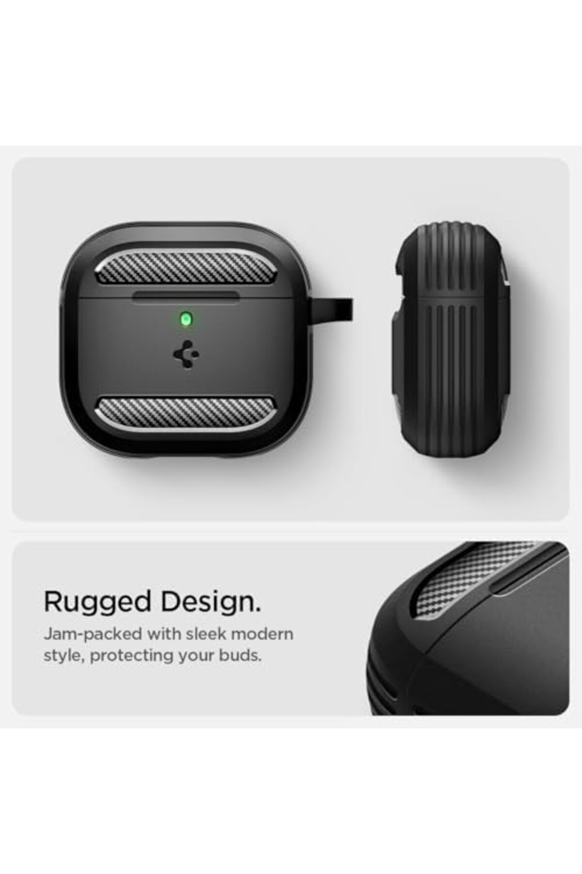 Yıldızan AirPods (4.nesil) ile uyumlu Kılıf Rugged Armor - ACS08642 1059428 - Görsel 3