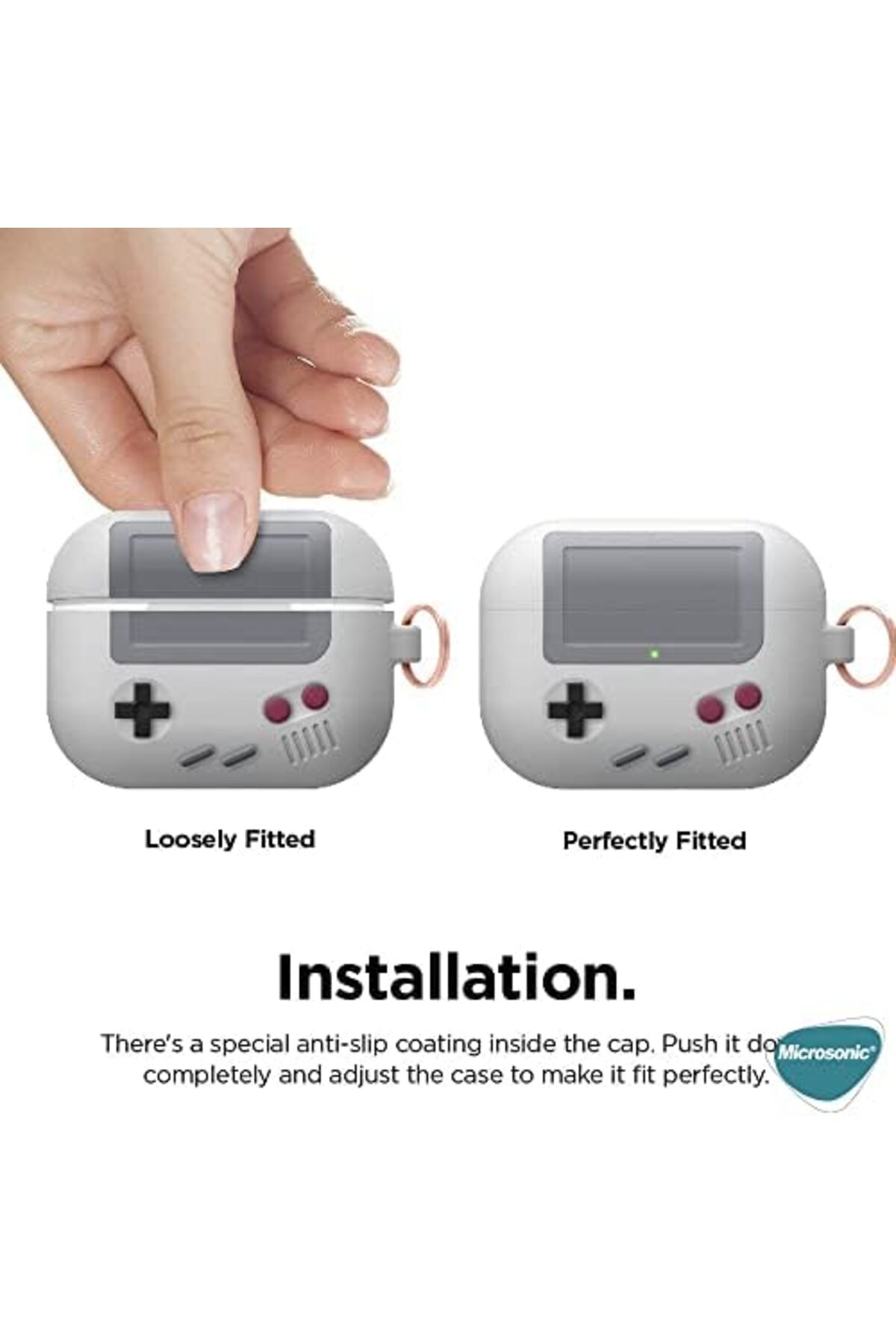 STOREMAX AirPods 1. Nesil / 2. Nesil için Kılıf Figürlü Silikon Crtn-Fgr-Hry-Pttr [AirPods 1/2 ile Uyumlu Kıl - Görsel 3