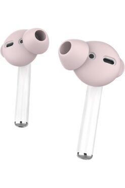 STOREMAX AirPods 1. & 2. Nesil Kulak İçi Kılıf – 3 Çift Small Silikon Uç – 0.5mm Ultra İnce, Kaymaz, Şarj Kut
