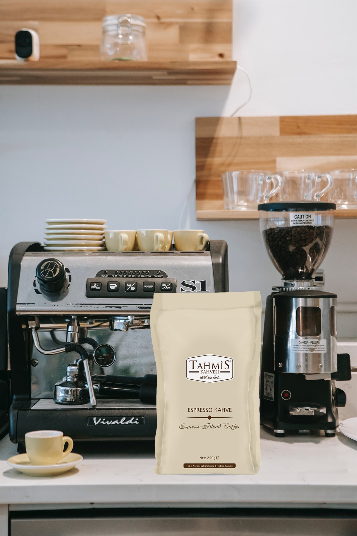 Tahmis Espresso Blend Çekirdek Kahve 250 gr - Görsel 3