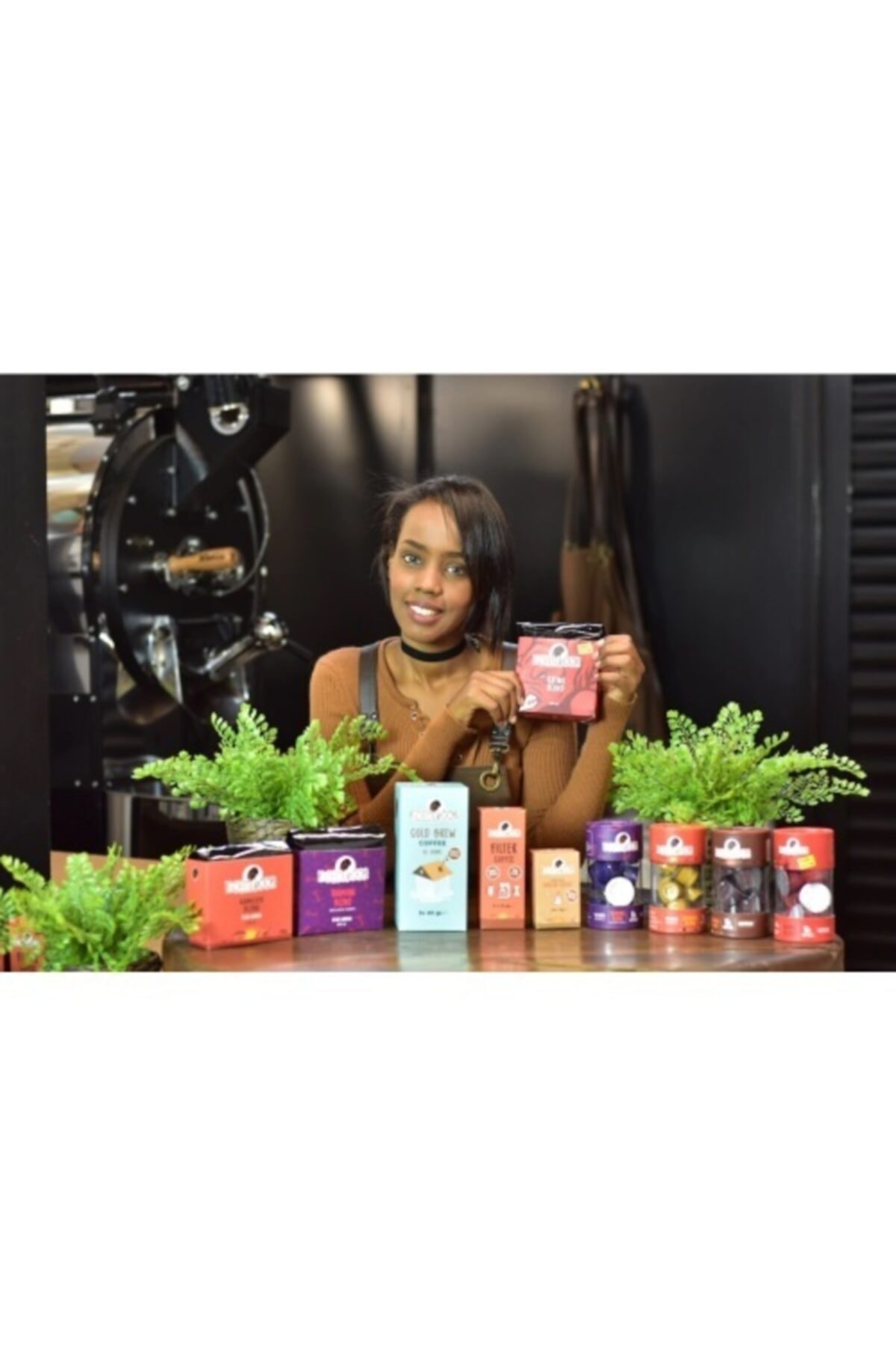 KOFFIEBOON Çekirdek Kahve - Thamani Blend - Öğütülmemiş - 1kg - 4 X 250 Gr - - Görsel 3