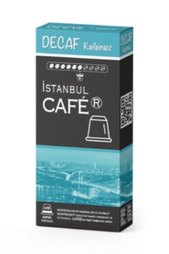 İstanbul Cafer Nespresso® Uyumlu Kapsül Kahve Decaf Kafeinsiz 10 Kapsül