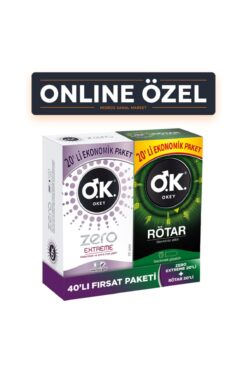 Okey Zero Extreme 20'li + Rötar 20'li Fırsat Paketi