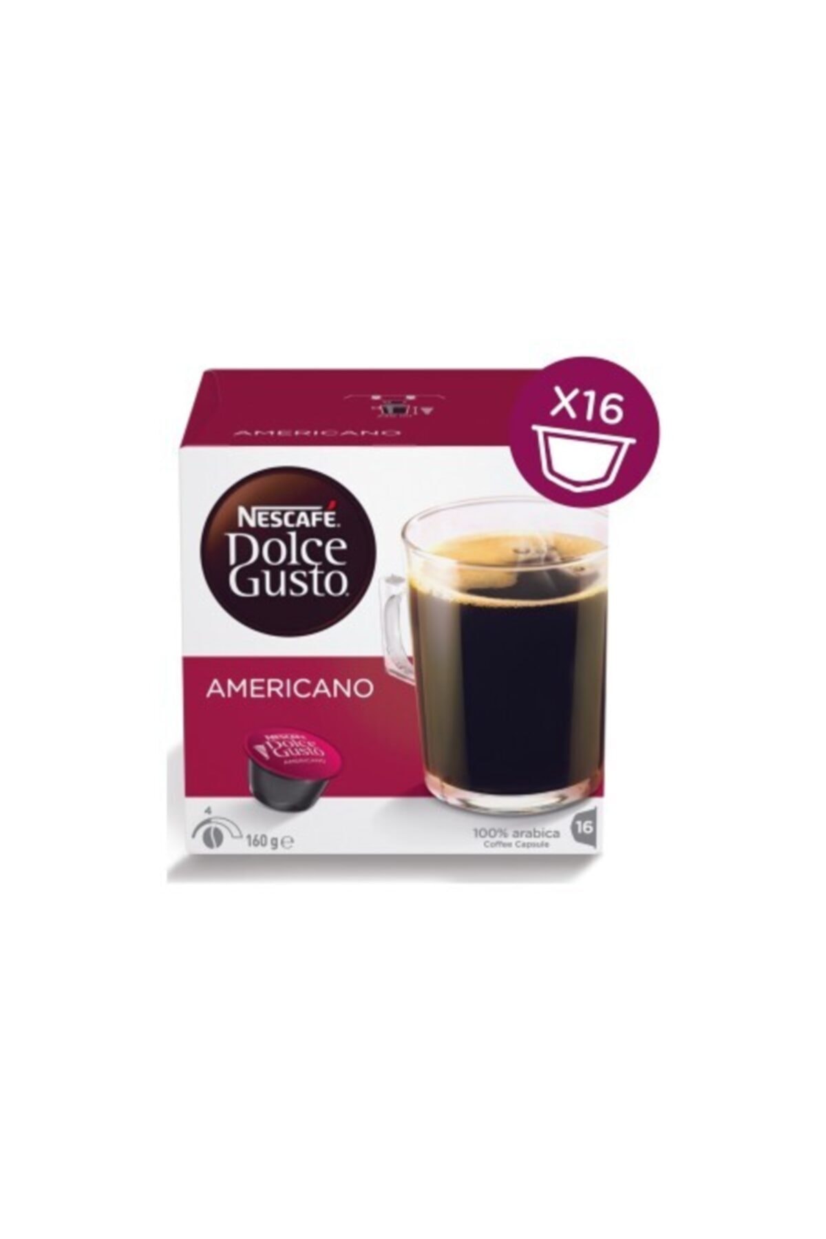 Nescafe Dolce Gusto Americano 16'lı Paket Kapsül Kahve