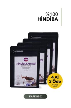 NELKA %100 Hindiba Kahvesi (Chicory Coffee) -100 g x 4 (4 al 3 öde)